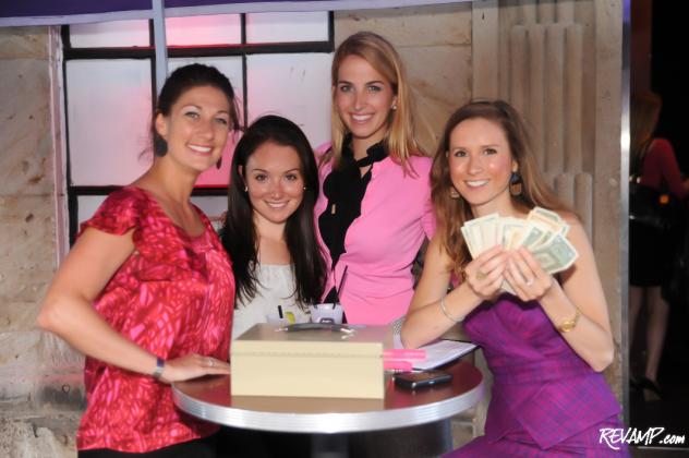 Door donations to the night's 'Pink to Drink' fundraiser benefited Susan G. Komen for the Cure.